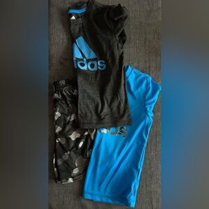 3 Piece Adidas Short/Tshirt set
